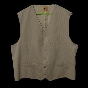 Joseph Abboud  classic fit fully lined button up vest 3X men